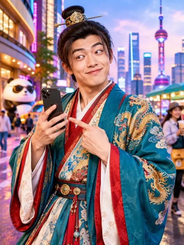 河伯下凡当网红封面